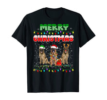 Load image into Gallery viewer, Funny shirts V-neck Tank top Hoodie sweatshirt usa uk au ca gifts for German Shepherd Dog Tree Christmas Sweater Xmas Dogs Gifts T-Shirt 897453
