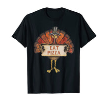 Load image into Gallery viewer, Funny shirts V-neck Tank top Hoodie sweatshirt usa uk au ca gifts for Turkey Eat Pizza Funny Thanksgiving T-Shirt Kids Adult Vegan T-Shirt 142338
