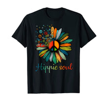 Load image into Gallery viewer, Daisy Peace Sign Hippie Soul Tshirt Flower Lovers Gifts TShirt209756
