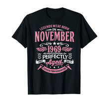 Load image into Gallery viewer, Funny shirts V-neck Tank top Hoodie sweatshirt usa uk au ca gifts for Legends Were Born In November 1969 50th Birthday Gift T-Shirt 217998
