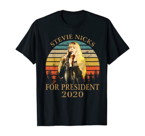 Vintage Stevie tshirt Nicks Love Musician For President 2020 T-Shirt
