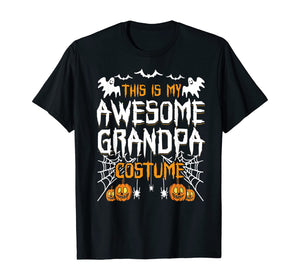 This Is My Awesome Grandpa Costume Halloween Gift T-Shirt T-Shirt