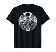 Load image into Gallery viewer, Viking Celtic Huginn &amp; Muninn - Odin's Ravens Viking SHIRT
