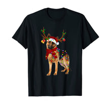 Load image into Gallery viewer, Funny shirts V-neck Tank top Hoodie sweatshirt usa uk au ca gifts for Santa German shepherd reindeer Light Christmas gifts T-Shirt 794522
