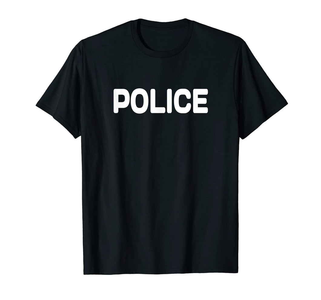 Funny shirts V-neck Tank top Hoodie sweatshirt usa uk au ca gifts for Police Cop Costume T Shirt Black POLICE SHIRT 1756396