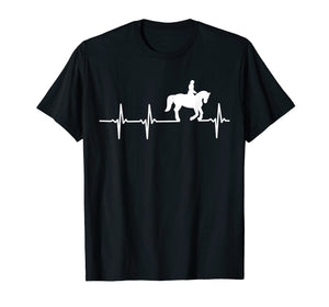Funny shirts V-neck Tank top Hoodie sweatshirt usa uk au ca gifts for Horse Heartbeat - Best Equestrian Horse Jumping T-shirt 2972965