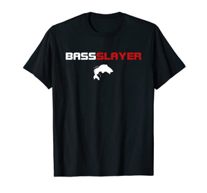 Funny shirts V-neck Tank top Hoodie sweatshirt usa uk au ca gifts for Bass Slayer - Funny Fishing Shirt 2339451