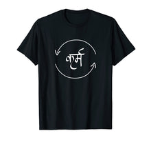 Load image into Gallery viewer, Funny shirts V-neck Tank top Hoodie sweatshirt usa uk au ca gifts for Karma in Hindi Cycle of Life Spirituality Hindu Dharma shirt 2288459
