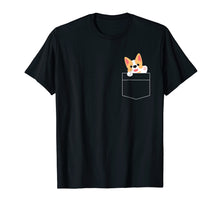 Load image into Gallery viewer, Funny shirts V-neck Tank top Hoodie sweatshirt usa uk au ca gifts for Funny Dog Lover Gifts T-shirt Cute Corgi Puppy Pocket Shirt 2265388
