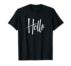 Funny shirts V-neck Tank top Hoodie sweatshirt usa uk au ca gifts for Summer tshirt that simply says Hello, pass a smile on 2963482