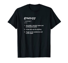 Load image into Gallery viewer, Funny shirts V-neck Tank top Hoodie sweatshirt usa uk au ca gifts for Grampy Definition T Shirt - Funny Father&#39;s Day Gift Tee 2054483

