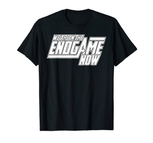 Funny shirts V-neck Tank top Hoodie sweatshirt usa uk au ca gifts for We Are In The Endgame Now Superhero Themed T-Shirt 1368529