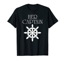 Load image into Gallery viewer, Funny shirts V-neck Tank top Hoodie sweatshirt usa uk au ca gifts for Mens Funny Cruise Her Captain His Anchor Couple Shirt 677825
