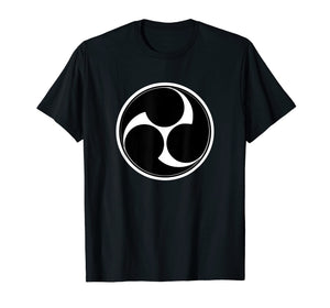 TAIKO MITSUDOMOE BLACK GRAPHIC T-SHIRT