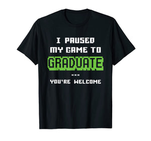 Funny College or High School 2019 Gamer Graduation Gifts T-Shirt 143775