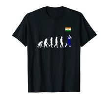 Load image into Gallery viewer, Funny shirts V-neck Tank top Hoodie sweatshirt usa uk au ca gifts for Evolution of man into cricket player with Indian team Jersey 2573048
