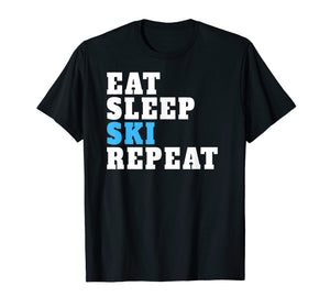 Funny shirts V-neck Tank top Hoodie sweatshirt usa uk au ca gifts for Eat Sleep Ski T-shirt for Ski Lovers Skiing Tee Men Women 2718305