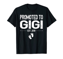 Load image into Gallery viewer, Funny shirts V-neck Tank top Hoodie sweatshirt usa uk au ca gifts for Promoted to Gigi Est 2019 New Grandma Mothers Day T-Shirt 2068427
