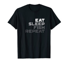 Load image into Gallery viewer, Funny shirts V-neck Tank top Hoodie sweatshirt usa uk au ca gifts for Eat Sleep Fish Repeat Fishing Shirt -Vintage Fishing T Shirt 2796661
