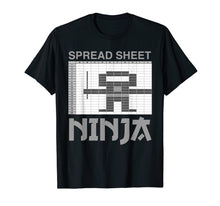 Load image into Gallery viewer, Spreadsheet Ninja Funny Office Party Data Lover T-Shirt
