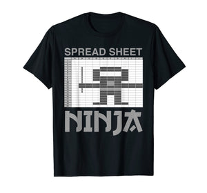 Spreadsheet Ninja Funny Office Party Data Lover T-Shirt