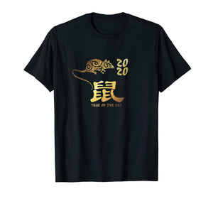 Funny shirts V-neck Tank top Hoodie sweatshirt usa uk au ca gifts for Year of the Rat Tshirt 2020 Chinese Zodiac Calendar 4184533