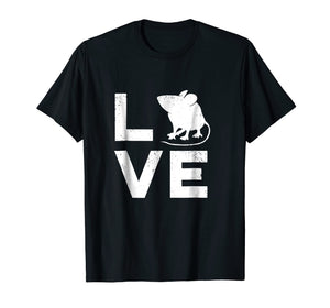 Funny shirts V-neck Tank top Hoodie sweatshirt usa uk au ca gifts for Love Mice Typography Retro Pet Mouse or Rat Gift Shirt - W 2461381