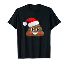 Load image into Gallery viewer, Funny shirts V-neck Tank top Hoodie sweatshirt usa uk au ca gifts for Funny Emoji Santa Hat Christmas Poop Shirt for Kids &amp; Adults 1998728
