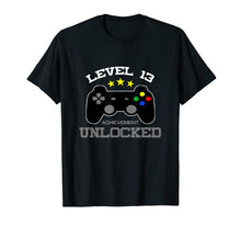 Load image into Gallery viewer, Funny shirts V-neck Tank top Hoodie sweatshirt usa uk au ca gifts for 13th Birthday Gift T Shirt - Level 13 Achievement Unlocked 2252507
