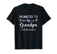 Load image into Gallery viewer, Funny shirts V-neck Tank top Hoodie sweatshirt usa uk au ca gifts for Promoted To Grandpa Est 2019 Shirt First Time New Father Day 2953282
