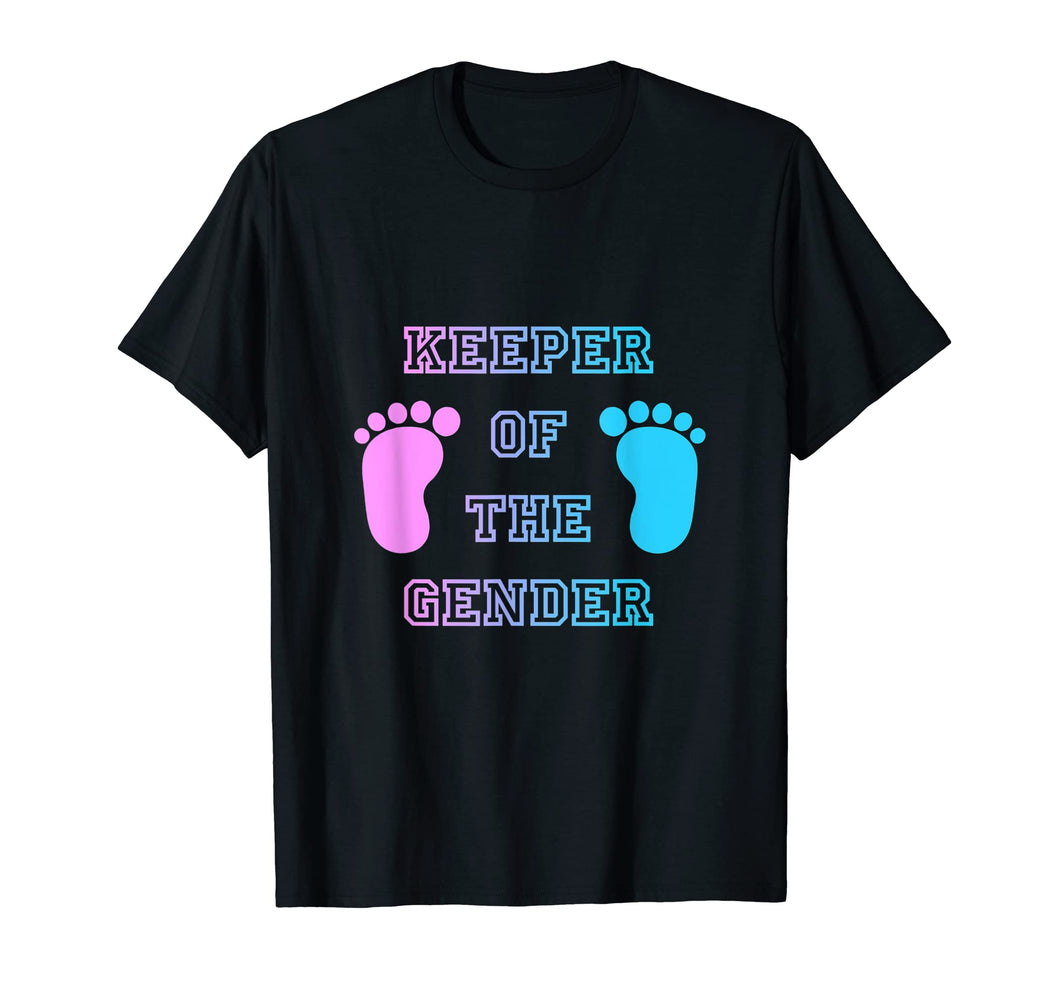 Gender Reveal Shirt - Keeper Of The Gender - Party Supplies