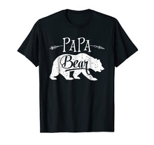 Load image into Gallery viewer, Funny shirts V-neck Tank top Hoodie sweatshirt usa uk au ca gifts for Papa Bear T shirt Fathers Day Family Matching Couple Men Tee 544378
