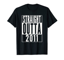 Load image into Gallery viewer, Funny shirts V-neck Tank top Hoodie sweatshirt usa uk au ca gifts for STRAIGHT OUTTA 2011 8th Birthday 8 years old T-Shirt 2066204
