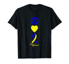 Load image into Gallery viewer, Funny shirts V-neck Tank top Hoodie sweatshirt usa uk au ca gifts for Peace Sign World Down Syndrome Day T Shirt Women Kids 2706196
