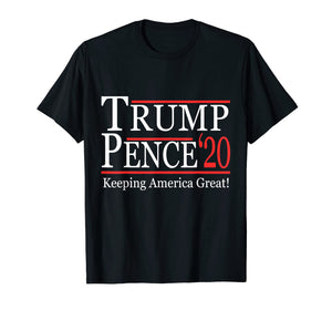 Funny shirts V-neck Tank top Hoodie sweatshirt usa uk au ca gifts for Trump Pence 2020 Keeping America Great T-Shirt 725269