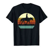 Load image into Gallery viewer, Western Horse and Rider Retro Style T-Shirt 885367
