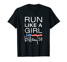 Load image into Gallery viewer, Funny shirts V-neck Tank top Hoodie sweatshirt usa uk au ca gifts for Run Like A Girl Hillary 2020 Signature T-Shirt 808772
