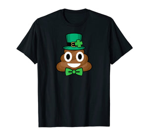 Funny shirts V-neck Tank top Hoodie sweatshirt usa uk au ca gifts for Leprechaun Poop Emoji Funny St Patricks Day T-Shirt 1912743