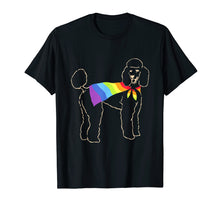 Load image into Gallery viewer, Funny shirts V-neck Tank top Hoodie sweatshirt usa uk au ca gifts for Vintage Gay Pride Flag Poodle T-Shirt - LGBT Pride T-Shirt 1469186
