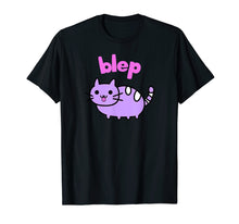 Load image into Gallery viewer, Funny shirts V-neck Tank top Hoodie sweatshirt usa uk au ca gifts for Cute Purple Cat Blep T-shirt 3622622
