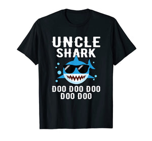 Uncle Shark Doo Doo Doo Funny Gifts Cute Family Shirt 159936