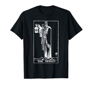 Funny shirts V-neck Tank top Hoodie sweatshirt usa uk au ca gifts for The Hermit Tarot Card T-Shirt (Traditional Design) 2023839
