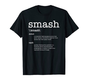 Funny shirts V-neck Tank top Hoodie sweatshirt usa uk au ca gifts for Thanks Videogames: Smash Definition Video Game T-Shirt 1738562