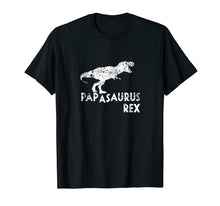 Load image into Gallery viewer, Funny shirts V-neck Tank top Hoodie sweatshirt usa uk au ca gifts for Mens Papasaurus Rex Shirt, Funny Cute Dinosaur Father&#39;s Day Gift 1702348
