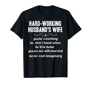 Funny shirts V-neck Tank top Hoodie sweatshirt usa uk au ca gifts for Funny Hard working husband's wife Tshirt Couple Gifts 3115932