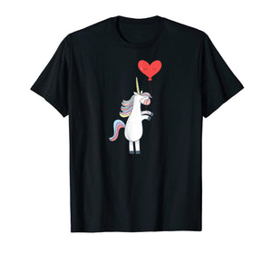 Funny shirts V-neck Tank top Hoodie sweatshirt usa uk au ca gifts for Unicorn Balloon Love Heart Valentines Day Gifts Shirts 1368186