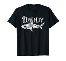 Load image into Gallery viewer, Daddy Shark T Shirt Fathers Day Gifts Family Matching Dad
