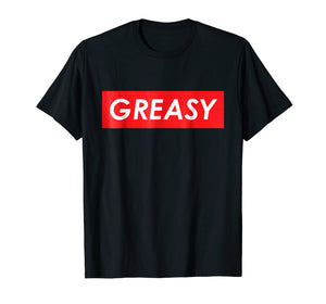Funny shirts V-neck Tank top Hoodie sweatshirt usa uk au ca gifts for GREASY Shirt - Red Box Logo 2786077