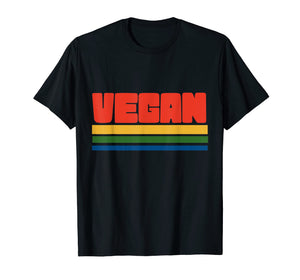 Funny shirts V-neck Tank top Hoodie sweatshirt usa uk au ca gifts for Vegan t-shirt retro style veganism tshirt proud vegan gift 1738818