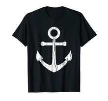 Load image into Gallery viewer, Vintage Boat Anchor T Shirt Nautical Sailing Mens, Boys Gift
